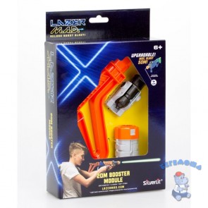 Игровой набор Бластеры Lazer Mad - Снайперский набор оранжевый (1 оранжевый приклад, 1 световой модуль, 1 модуль +20 м)