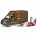 Mercedes-Benz Sprinter фургон UPS с фигуркой, погрузчиком и аксессуарами Bruder