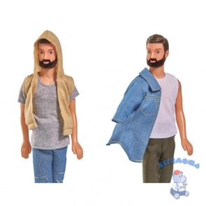 Кукла Кевин с бородой 30 см