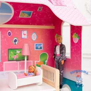 Кукольный домик для кукол Вдохновение, с мебелью Паремо