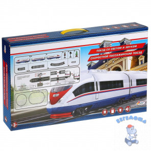 Железная дорога на инфракрасном управлении Играем Вместе Скоростной поезд со светом и звуком, 370 см, B1068529-R