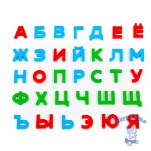 Набор Первые уроки 33 буквы на магнитах