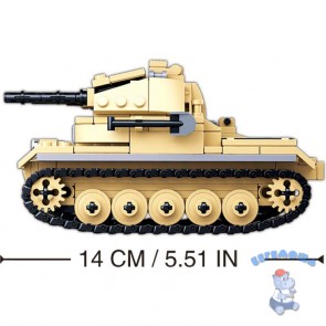 Конструктор Вторая мировая война Немецкий танк Panzer 356 деталей