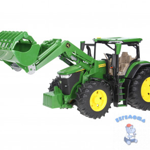 Трактор Bruder 03151 John Deere 7R 350 с фронтальным погрузчиком