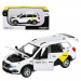 Машинка инерционная металлическая 1:24 Яндекс.Такси LADA GRANTA CROSS цвет белый со светом и звуком