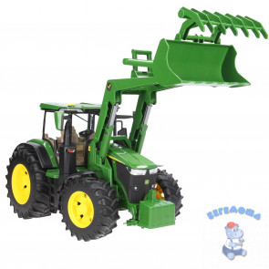 Трактор Bruder 03151 John Deere 7R 350 с фронтальным погрузчиком