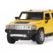 Машинка металлическая 1:24 Hummer H3 цвет желтый со светом и звуком