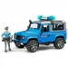 Полицейский внедорожник Land Rover Defender Station Wagon с фигуркой