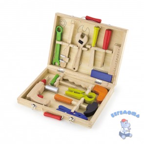 Набор игрушечных строительных инструментов 12 предметов