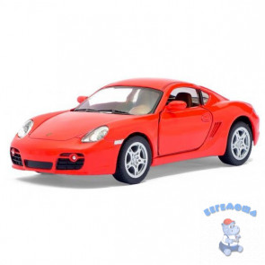 Машинка модель PORSCHE CAYMAN S в коробке Kinsmart KT5307W