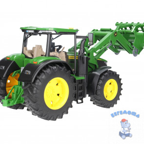 Трактор Bruder 03151 John Deere 7R 350 с фронтальным погрузчиком