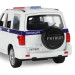 Машинка инерционная металлическая 1:26 УАЗ PATRIOT Полиция цвет белый со светом и звуком