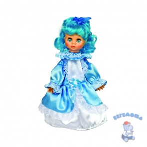 Перчаточная кукла Девочка с голубыми волосами