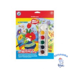 Игра для раскрашивания Artberry Flowers coloring set