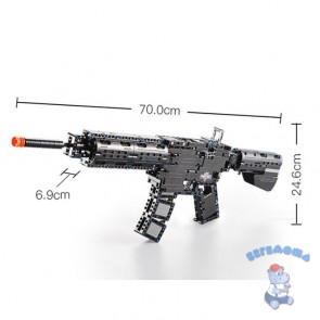 Конструктор CaDA deTech Штурмовая винтовка M4A1 621 деталь