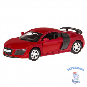 Машинка инерционная металлическая 1:43 Audi R8 GT цвет красный