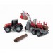 Трактор Massey Ferguson 8737 с прицепом 42 см