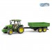 Трактор Bruder John Deere 5115M с прицепом