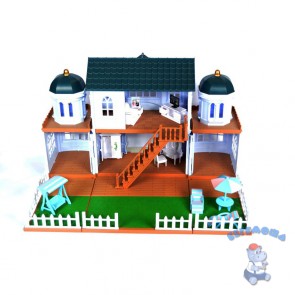 Игровой набор Кукольный дом Вилла на море