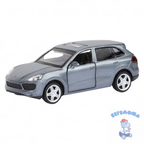 Машинка инерционная металлическая 1:43 Porsche Cayenne S цвет серый