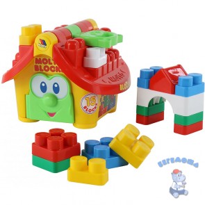 Molto Blocks Логический домик Маленький строитель