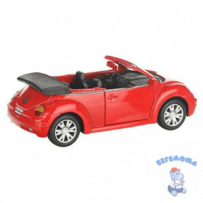 Машинка Модель 2003 VW New Beetle Convertible в коробке Kinsmart KT5073W