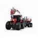 Трактор Massey Ferguson 8737 с прицепом 42 см