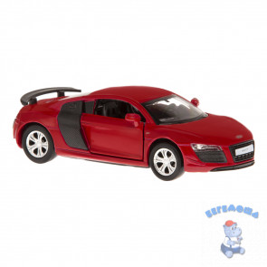 Машинка инерционная металлическая 1:43 Audi R8 GT цвет красный