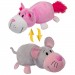 Мягкая игрушка Вывернушка 2 в 1 Розовый кот-Мышка 35 см