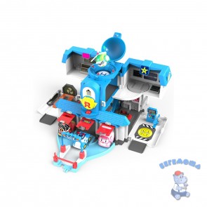 Игровой набор Штабквартира 2.0 с фигуркой Джин в комплекте (Robocar Poli)