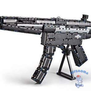 Конструктор CaDA deTECH Пистолет-Пулемет MP5 стреляет резинками, 617 деталей, C81006W