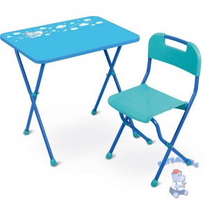 Комплект детской мебели Алина голубой