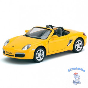 Машинка модель PORSCHE BOXSTER S в коробке Kinsmart KT5302W