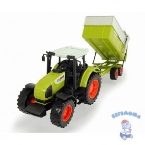 Трактор CLAAS Ares 835 RZ с прицепом 57 см