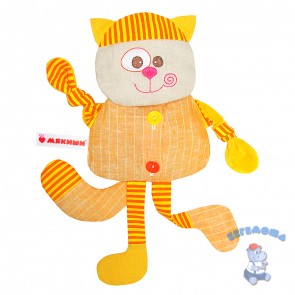 Игрушка РазоГРЕЛКА Котёнок с вишнёвыми косточками
