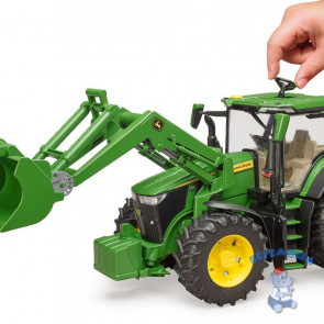 Трактор Bruder 03151 John Deere 7R 350 с фронтальным погрузчиком