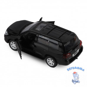 Машинка инерционная металлическая 1:43 Lexus LX570 цвет черный