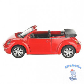 Машинка Модель 2003 VW New Beetle Convertible в коробке Kinsmart KT5073W