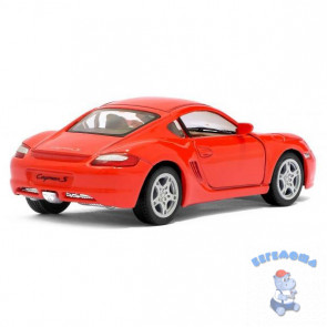 Машинка модель PORSCHE CAYMAN S в коробке Kinsmart KT5307W