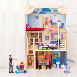 Кукольный домик Грация с мебелью