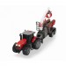 Трактор Massey Ferguson 8737 с прицепом 42 см