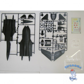 Сборная модель Российский сверхманевренный истребитель пятого поколения Су-47 