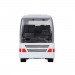 Автобус инерционный металлический 1:90 цвет белый со светом и звуком  со светом и звуком