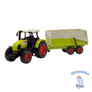 Трактор CLAAS Ares 835 RZ с прицепом 57 см