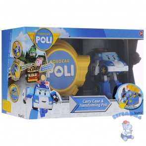 Игровой набор Кейс с трансформером Поли 12,5 см (Robocar Poli)