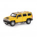 Машинка металлическая 1:24 Hummer H3 цвет желтый со светом и звуком