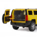 Машинка металлическая 1:24 Hummer H3 цвет желтый со светом и звуком