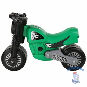 Мотоцикл Моторбайк зелёный