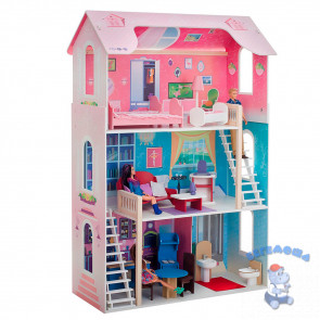 Кукольный домик для кукол Вдохновение, с мебелью Паремо