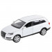 Машинка металлическая 1:24 Audi Q7 цвет белый со светом и звуком